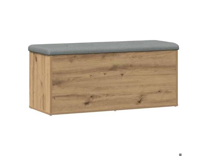 Banc de rangement - Coffre de rangement - Chêne artisanal 102x42x45 cm Bois d'ingénierie JJ559428