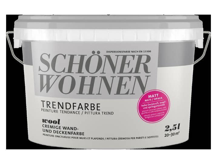Schöner Wohnen Farbige Dispersion Trendfarbe 2.5 l
