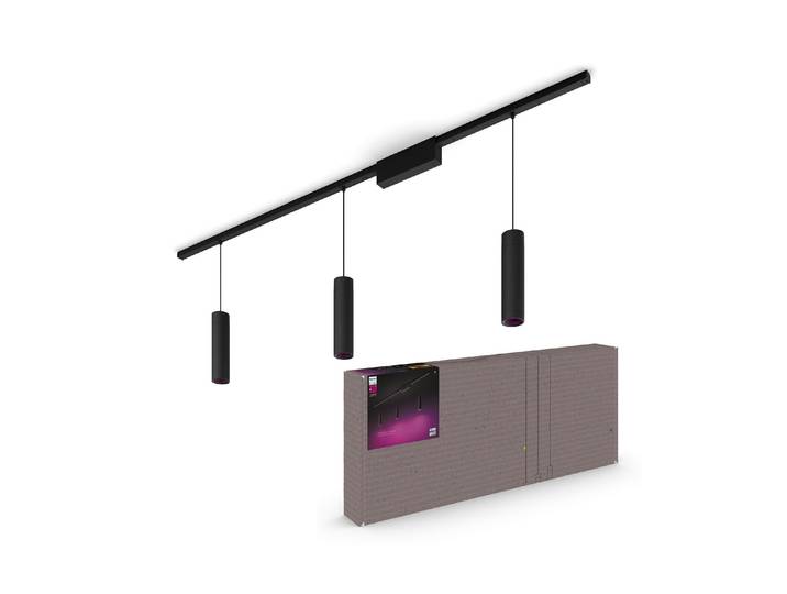 PHILIPS HUE Pendelleuchte LED Pendelleuchte Perif , schwarz, 3, Leuchten, Pendelleuchte