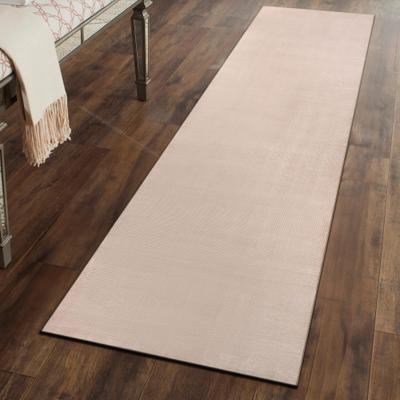 World Rug Gallery Linear Block Machine Washable Non-Slip Backing Area Rug