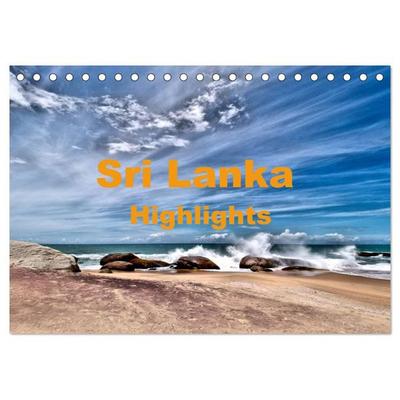 Sri Lanka - Highlights (Tischkalender 2027 DIN A5 quer), CALVENDO Monatskalender
