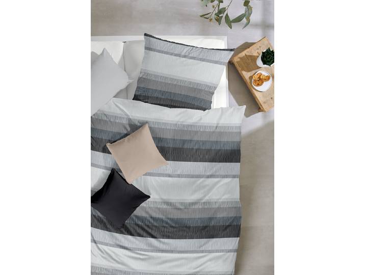 Housse de couette Biber Colocataire Gris/Gris
