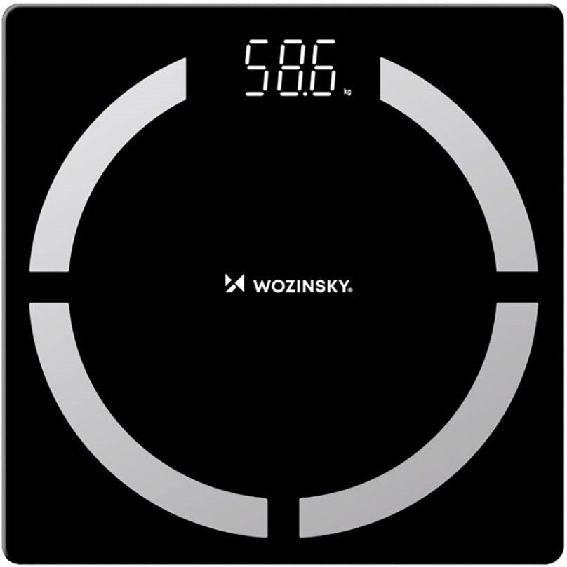 Wozinsky Smart Bluetooth Badevægt - Sort
