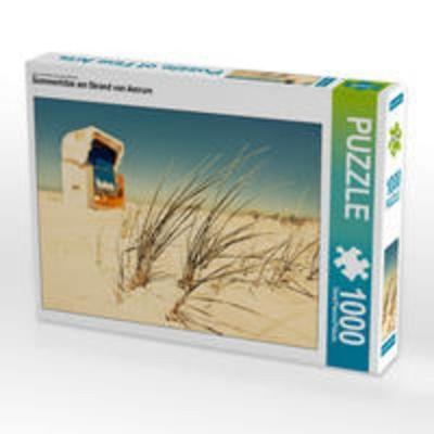 CALVENDO Puzzle Sommerhitze am Strand von Amrum | 1000 Teile Lege-Größe 64x48cm Foto-Puzzle für glückliche Stunden