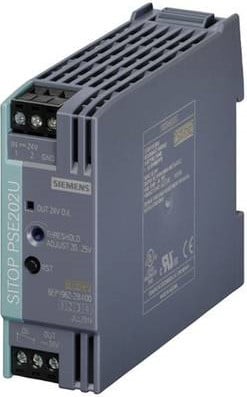 Siemens 6EP1962-2BA00 component met afmetingen: B: 115 mm, D: 80 mm, H: 30 mm
