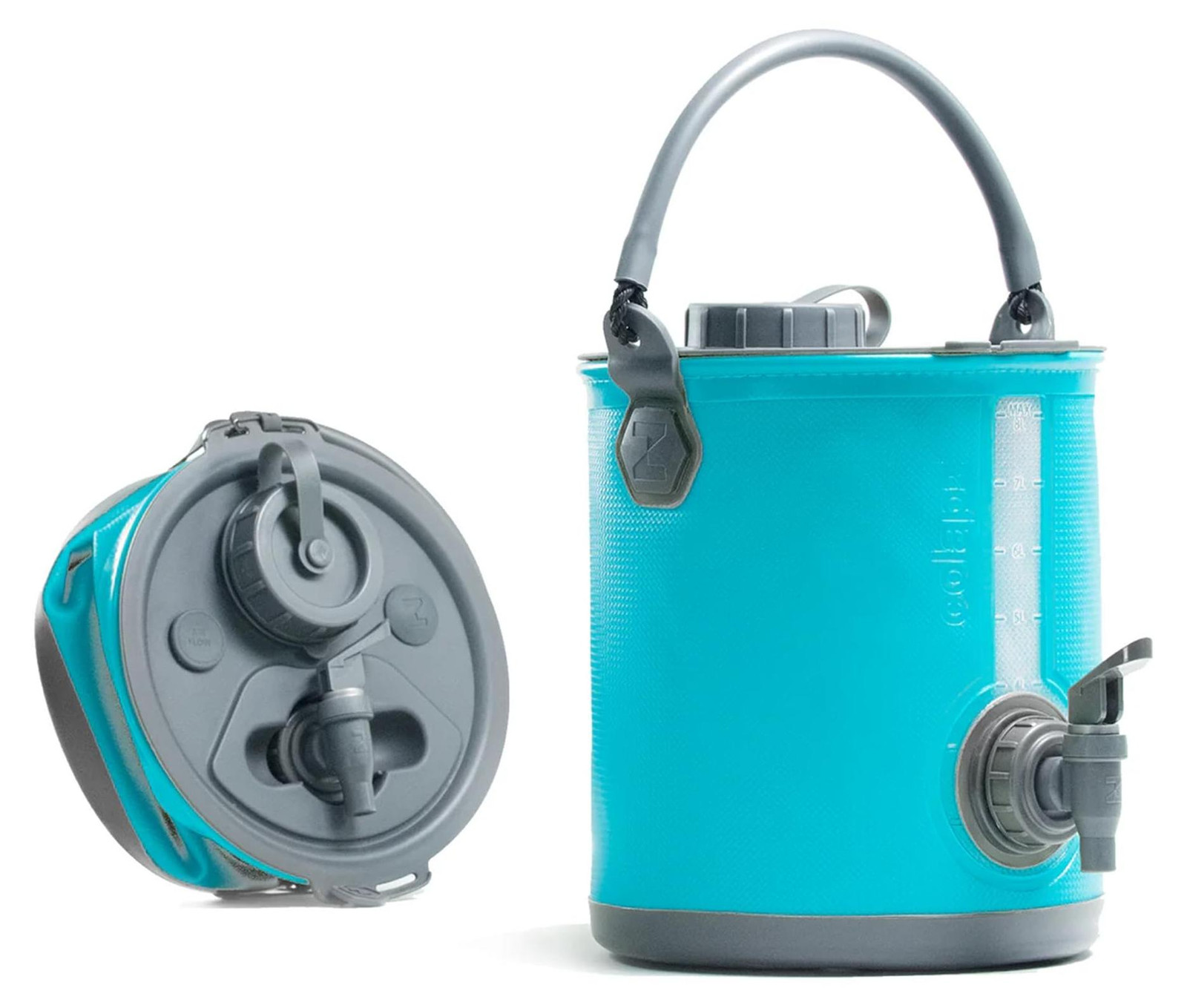 2-in-1 Vouwbare Waterkan 8L met Tap en Emmer