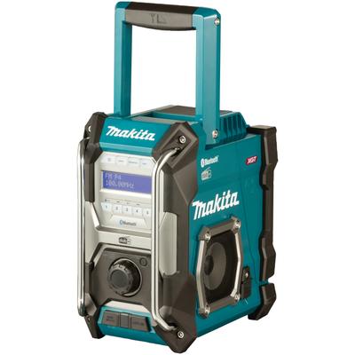 Baustellenradio MAKITA "MR004GZ", blau, Radios, 12-40 V, ohne Akku und Ladegerät