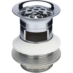 Viega Schaftventil 310554 G 1 1/4x60x70mm, edelmatt/velourchrom, mit Sieb