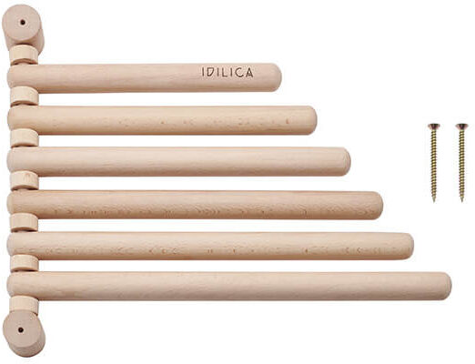 KitchenCraft Idilica Beechwood Wall Rack