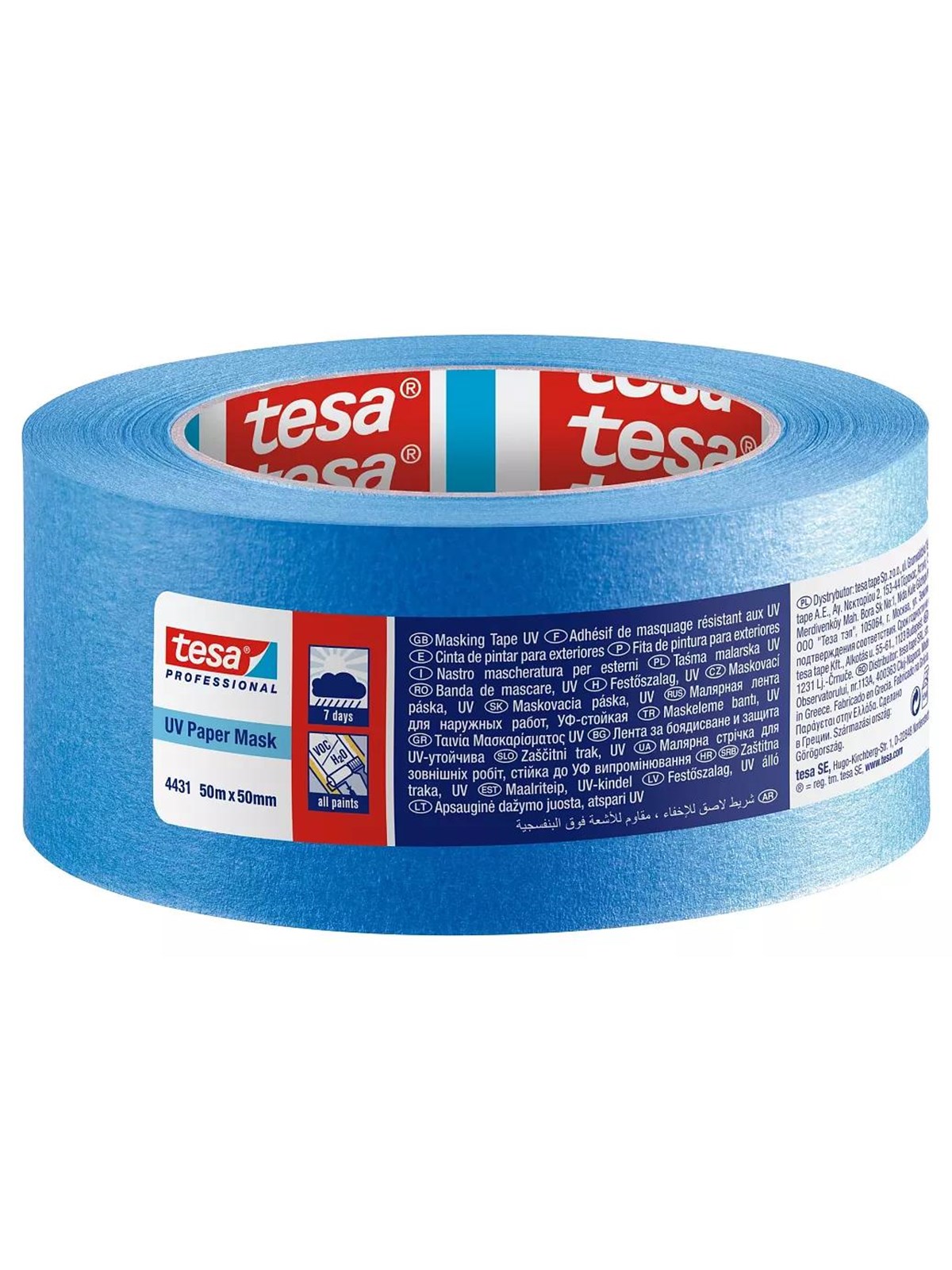 tesa Professional UV Paper Mask Tape 50 m x 50 mm