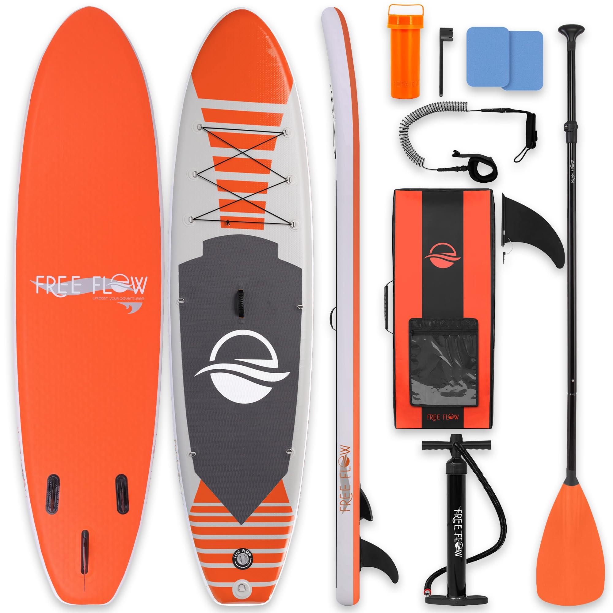 Aufblasbares SUP-Board mit Zubehör, 320 cm, Orange