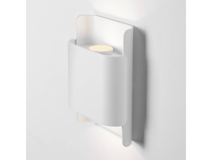 Applique LED 13 x 18 x 6cm Blanc/Blanc