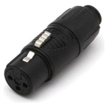 Neutrik Rean - Xlr-Buchse Auf Stecker - Schwarz (RA3FTB)