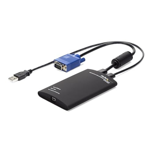 StarTech.com Draagbare Laptop Crash Cart Adapter voor USB/VGA KVM Console, Zwart