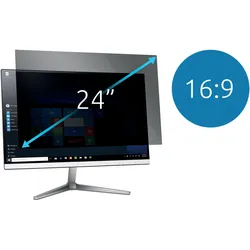 Kensington Blickschutzfilter - 2-fach, abnehmbar (24", 16:9), Monitor Schutzfolie