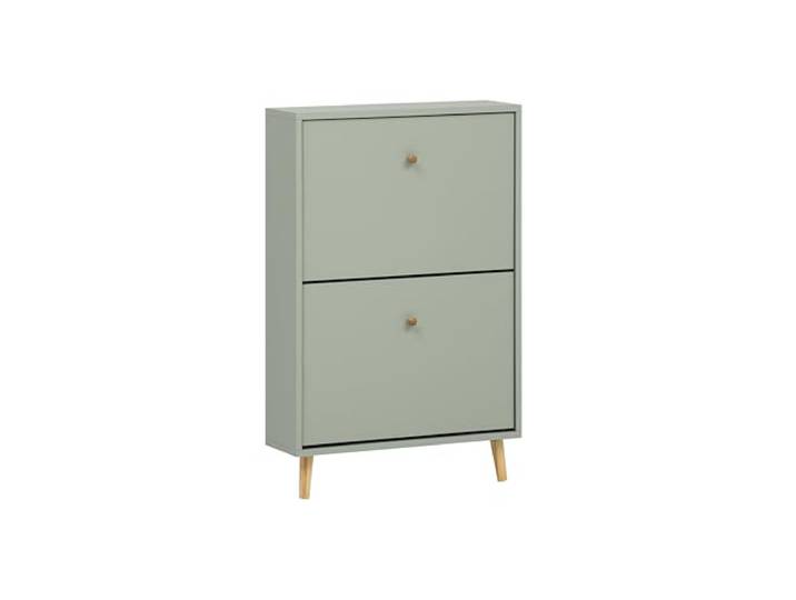 Schildmeyer Bjarne Schuhschrank 158672, Pistazie, 59,8 x 19,5 x 92,2 cm, platzsparend durch geringe Tiefe