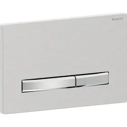 Geberit Geberit Betätigungsplatte Sigma50 für 2-Mengen-Spülung Chrom gebürstet, 115788GH2 115788GH2