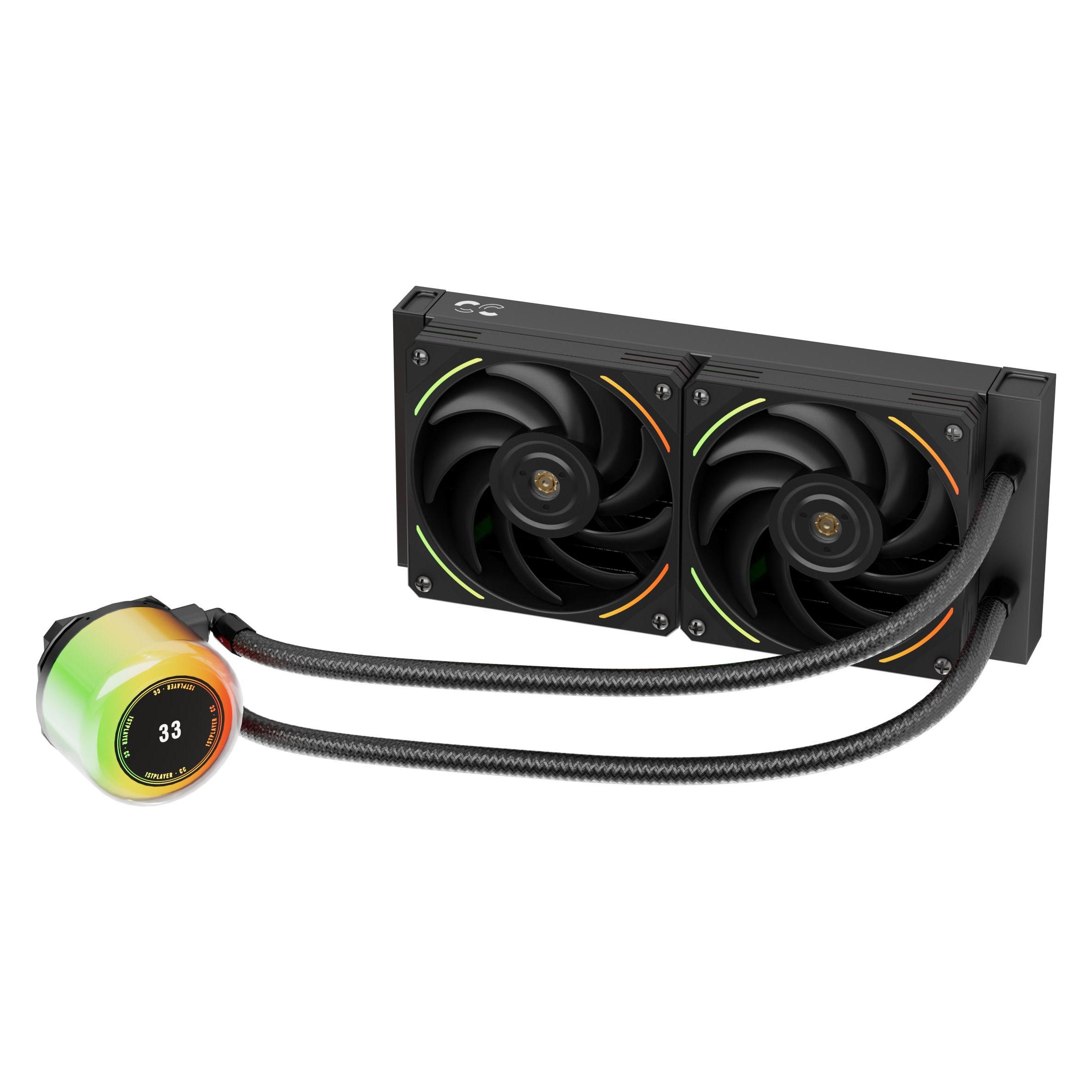 1stplayer Kit Watercooling AIO CC RGB - 240mm (Noir) (CC-240-BK)