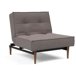 INNOVATION LIVING Sessel Splitback Styletto dunkel Stoff Grau Grey