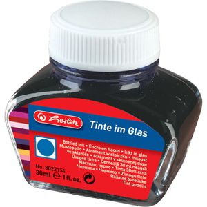 Herlitz Tintenfass 8022154, königsblau, 30 ml