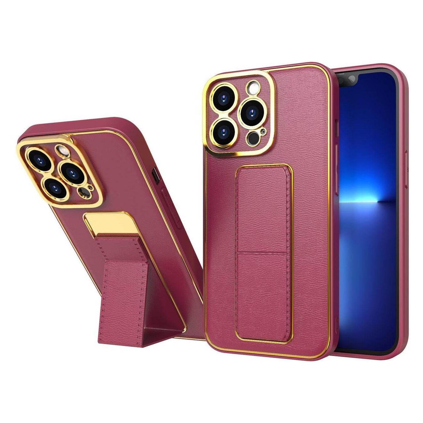 Hurtel Neues Kickstand Case für Samsung Galaxy A13 mit Ständer rot (Samsung Galaxy A13) (1404978613)
