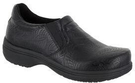 Women's Bind Slip-Ons by Easy Works by Easy Street® in Black Embossed (Size 8 M)