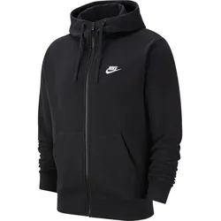 NIKE Sportswear Club French Terry Kapuzenjacke black/white XL