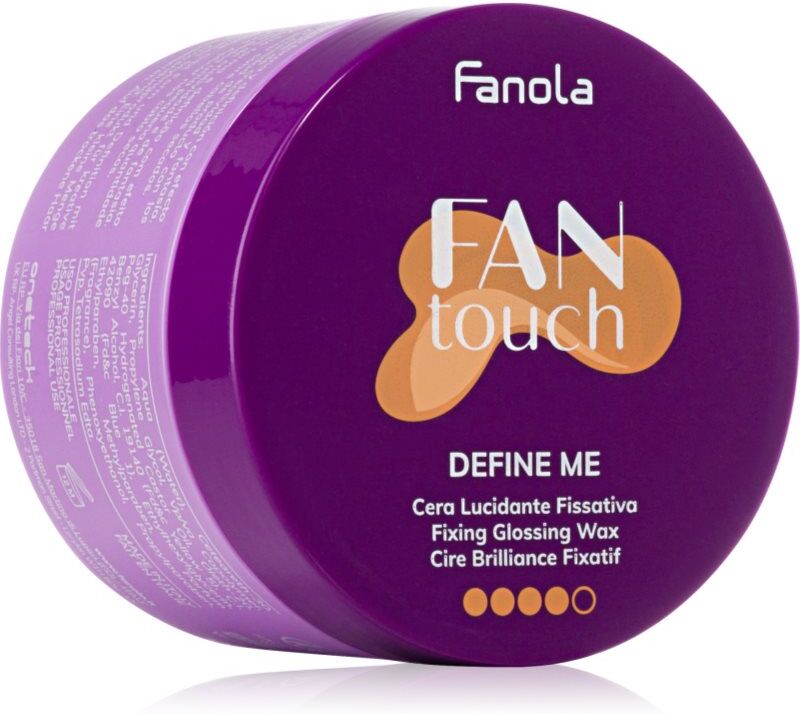 Fanola FAN touch cire pour cheveux fixation et forme 100 ml