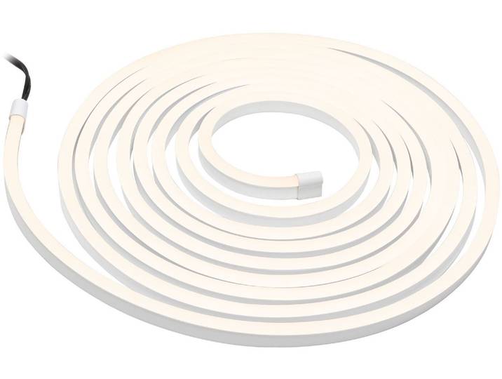 PAULMANN LED Stripe SimpLED Outdoor Stripe Set Warmweiß beschichtet , weiß, Flammen 1 Stk., Gesamtlänge 6,58m, Lichterketten, LED Stripe