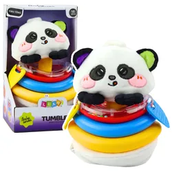 Sensorisches Spielzeug Tumbler Panda Pyramide Schaukel Beißringe Rassel