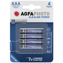 AgfaPhoto Power LR03 Micro (AAA)-Batterie Alkali-Mangan 1.5 V 4 St.