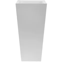 WellHome - Blumentopf "Civic Collection", 40x80cm, weiß