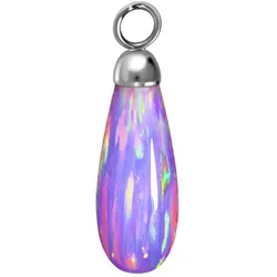 Synthetischer Opal Anhänger für Clicker TROPFEN