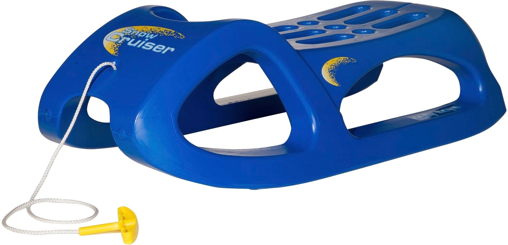 Schlitten ROLLY TOYS "rollySnow Cruiser, blau", blau, Schlitten, KinderB:44cm H:27cm, Kunststoff, Schlitten, mit Stahlschienen an den Kufen, B:44cm H:27cm