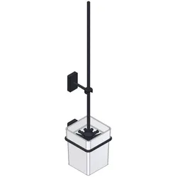 Giese WC Garnitur mit langem Stiel schwarz matt, 21078-14 21078-14
