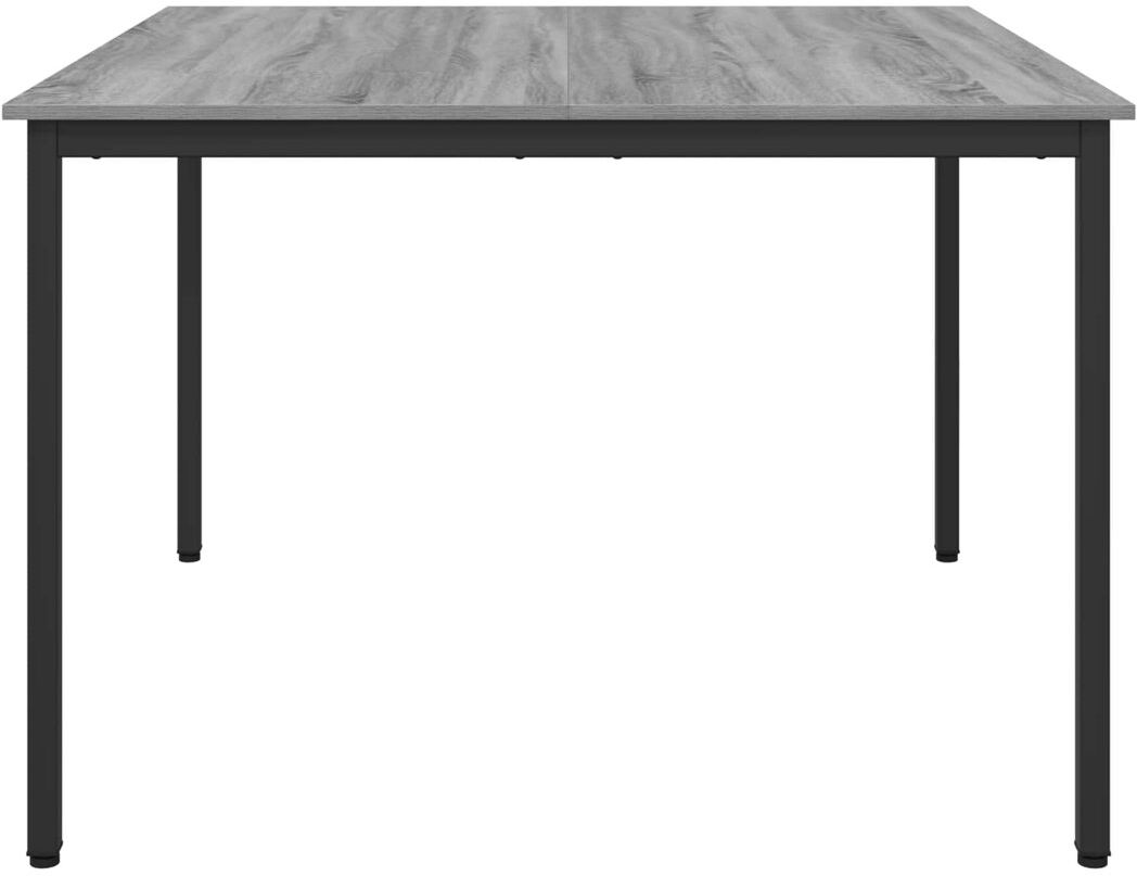 Metro Metal Base Dining Table Grey 75cmH x 110cmL x 110cmW