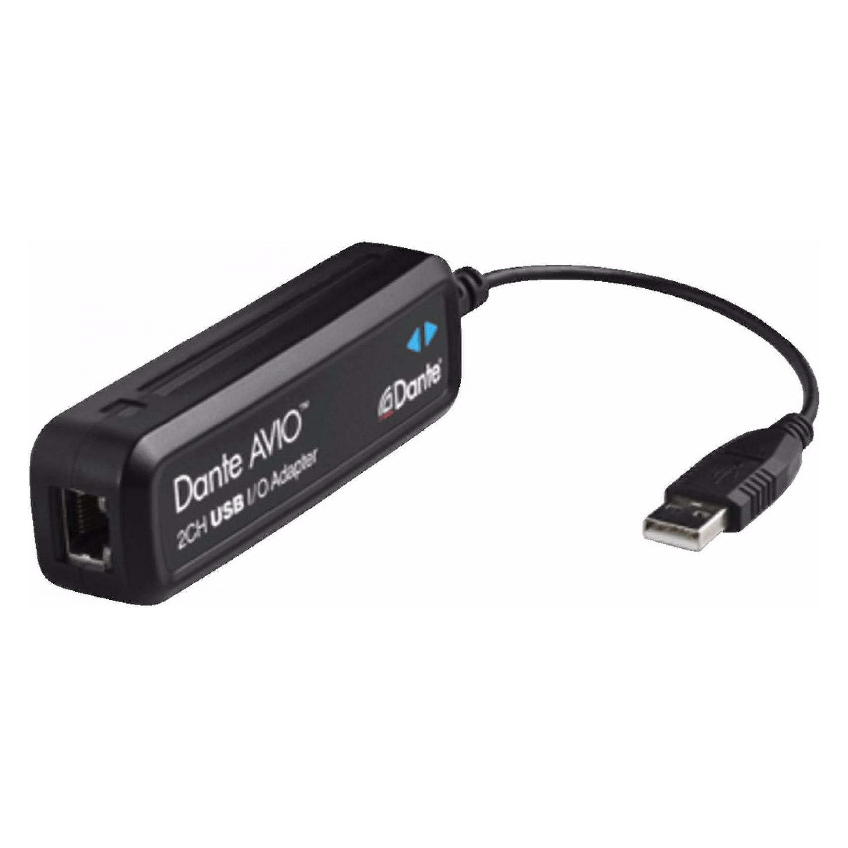Audinate Dante Avio USB Adapter, Input/Output (Audio Converter) (ADP-USB-2X2)