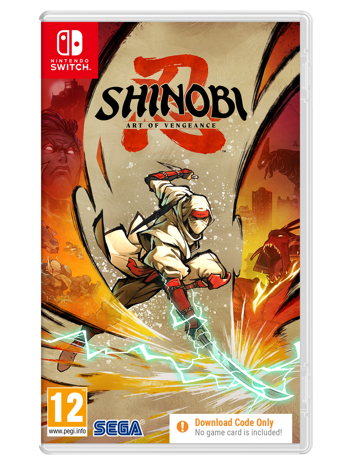 SHINOBI: Art of Vengeance (Code in a Box) - Nintendo Switch - Platformer - PEGI 12