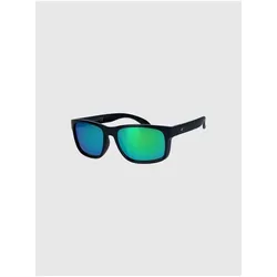 4F, Herren, Sportbrille, Sonnenbrille mit Spiegelbeschichtung, Silber