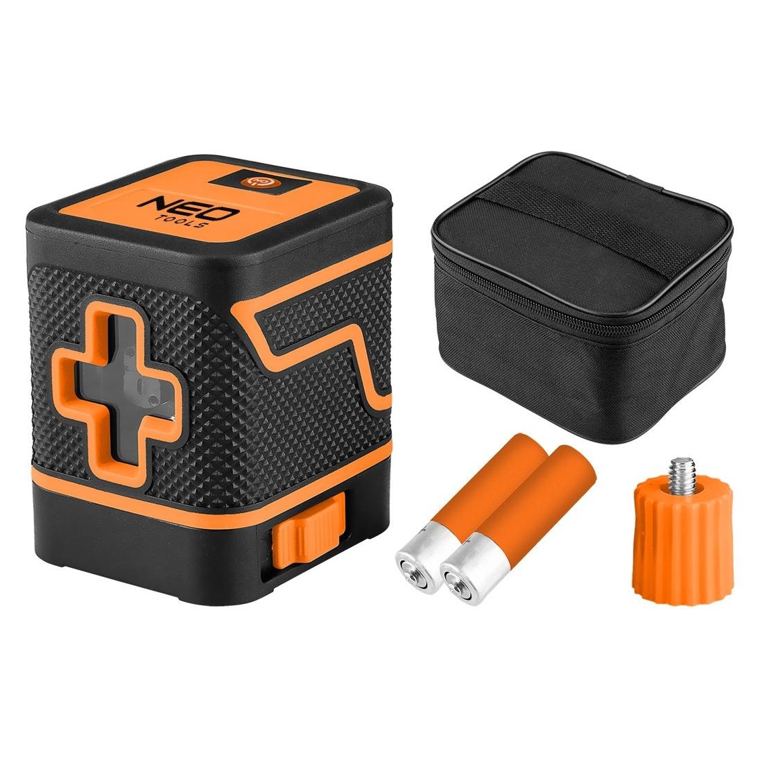 Topex Laser krzyżowy 15 m zielony etui (Kreuzlinienlaser) (75-146)