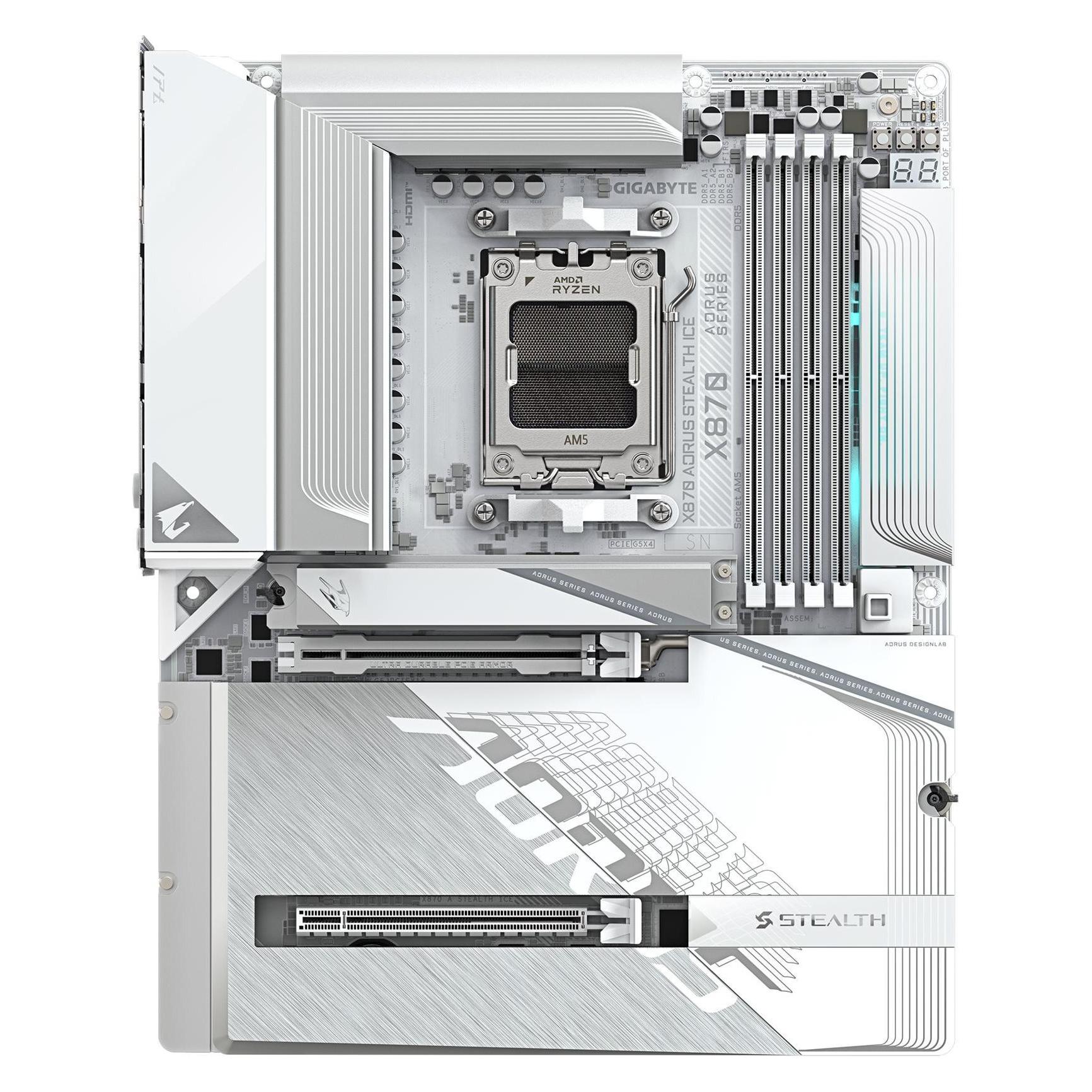 Gigabyte Aorus Stealth (AM5, AMD X870, ATX) (X870 AORUS STEALTH)