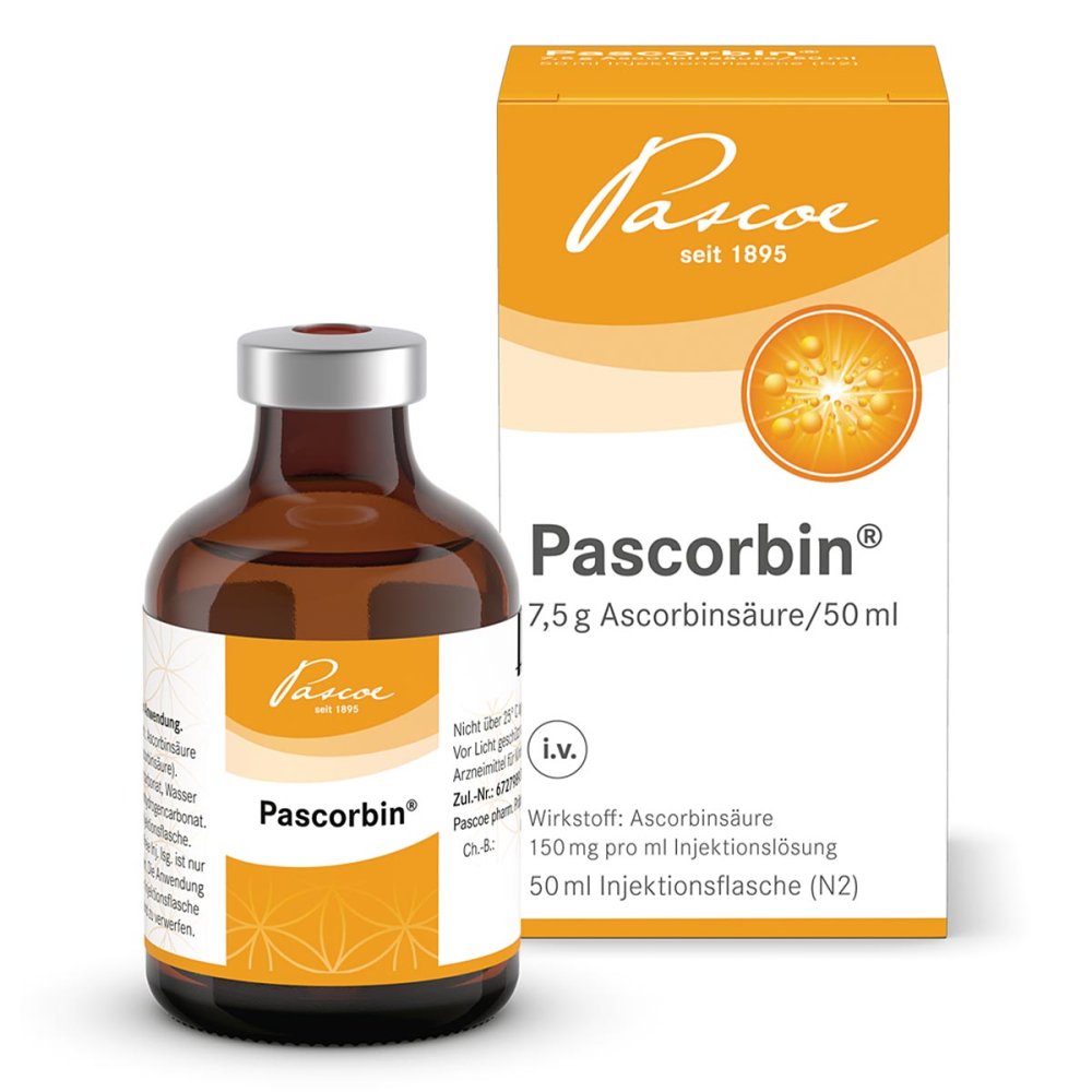 Pascoe pharmazeutische Präparate GmbH Pascorbin 7,5 g Vitamin-C-Hochdosis-Infusion 00581310