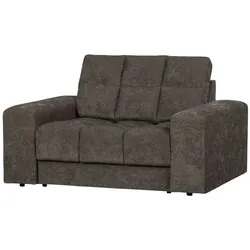 Sessel Loveseat Date aus Webstoff, klassisch gepolstert, Grau, komfortables Design