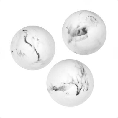 Creative Labs Scents Black Marble Look Decorative Balls for Bowls