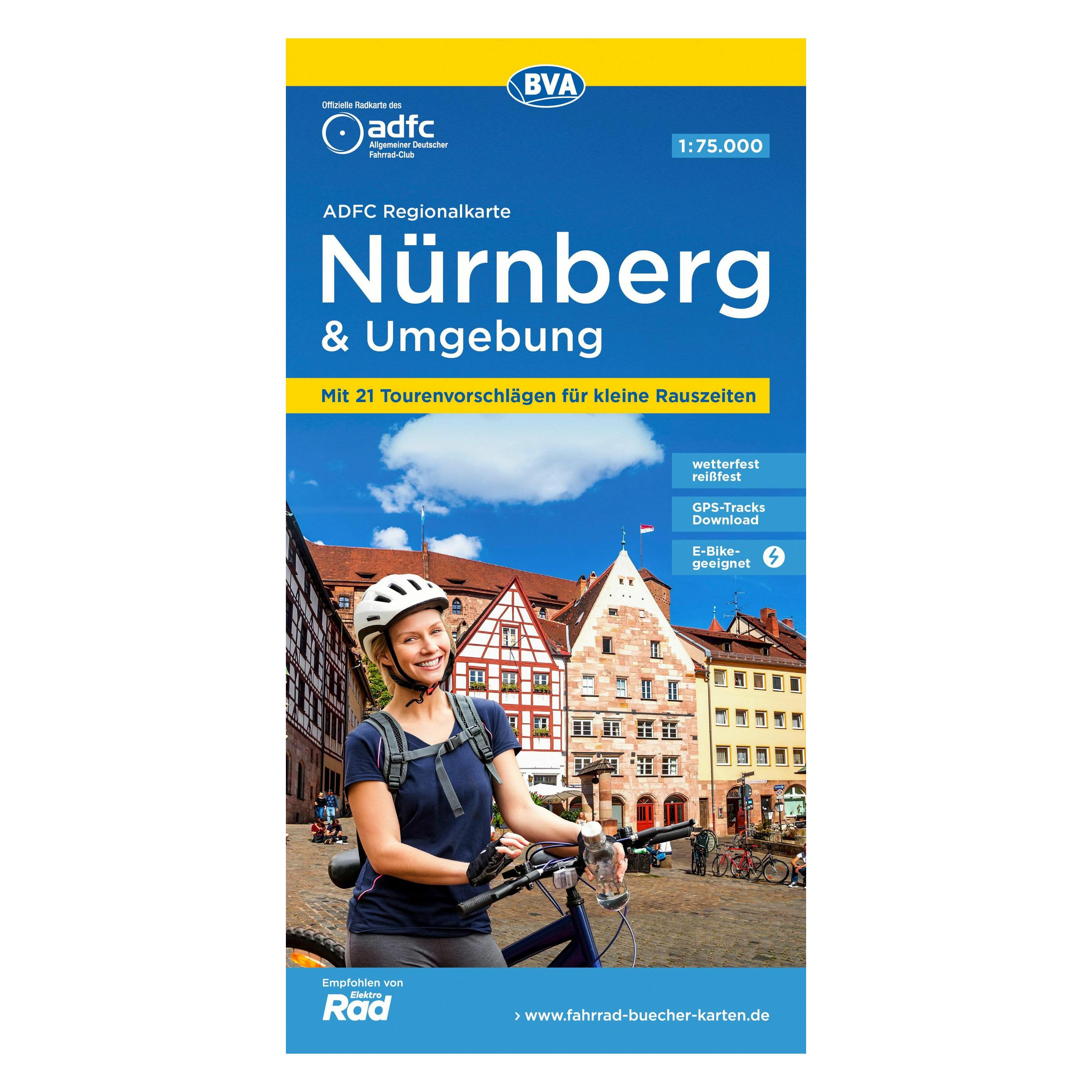 Bielefelder ADFC Regionalkarte Nürnberg & Umgebung (40642376)