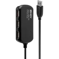 Lindy 42783 Schnittstellen-Hub 480 Mbit/s Schwarz