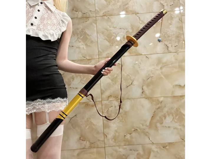 Épée Katana en bois Slime Rimuru 39.3 pouces, couteau Ninja, sabre de samouraï Original, sabre Katana japonais, accessoires de Cosplay, jouet accessoire