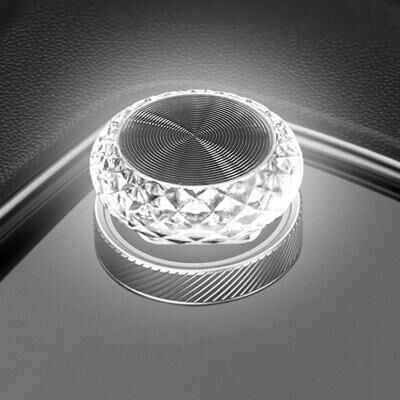 Uplifted Trends Portable Car USB Ambient Light LED Decorative Atmosphere Lamp For Auto Interior white