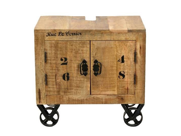 SIT Möbel RUSTIC Unterschrank lackiertes Mangoholz mit starken