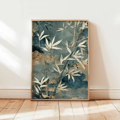 Inspire Curations Japanese Crane Ukiyo e Wall Art Poster Vintage Red Sun Oriental Decor hw20225 05 50x70cm Unframed